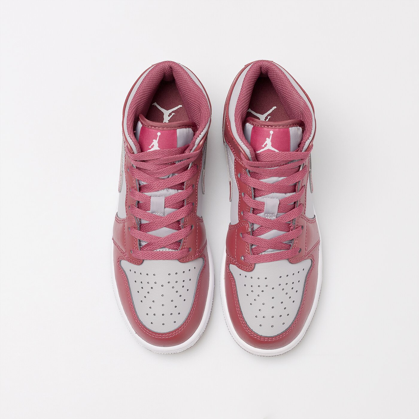 Детски маратонки AIR JORDAN 1 MID BG dq8423-615 цвят бордо