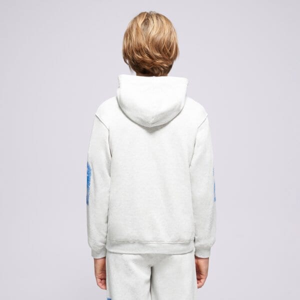 Детски суичър JORDAN СУИТЧЪР С КАЧУЛКА JDB MJ MVP HBR JM FLC PO BOY 95f097-x58 цвят сив