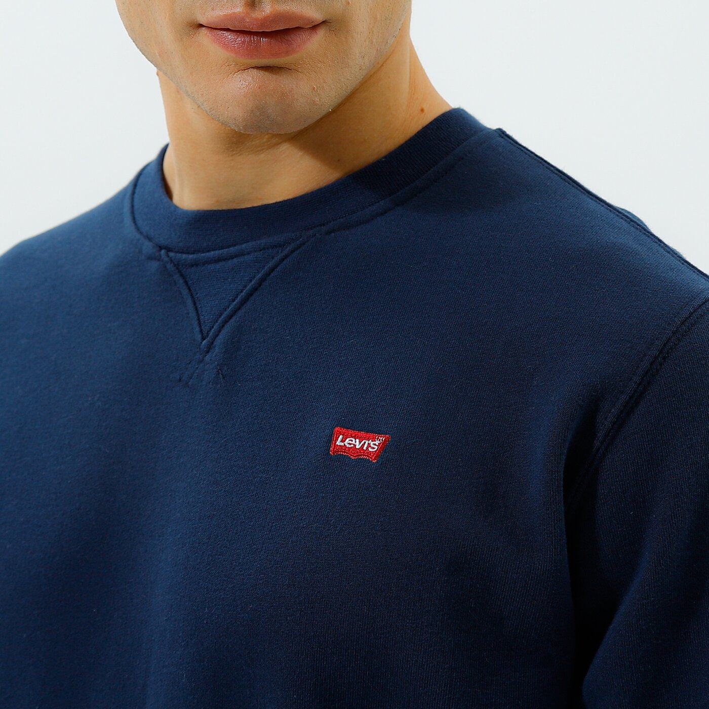 Мъжки суичър LEVI'S СУИТЧЪР NEW ORIGINAL CREW 359090001 цвят тъмносин