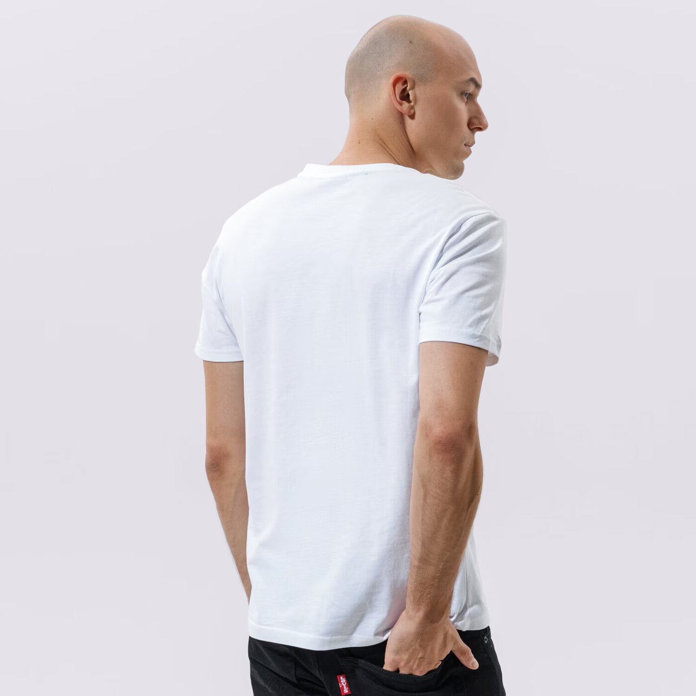 Мъжка тениска CHAMPION ТЕНИСКА CREWNECK ТЕНИСКА 216957ww001 цвят бял