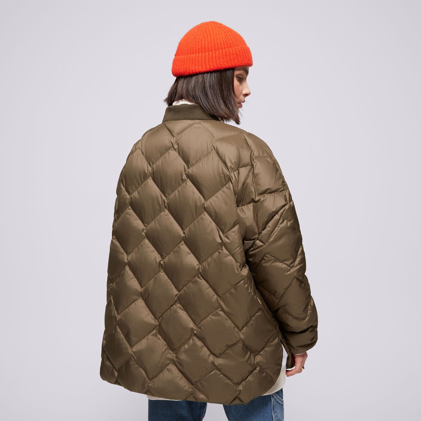 Дамско зимно яке NEW BALANCE ЯКЕ PINNACLE BOMBER FRENCH wj43503dmo цвят каки