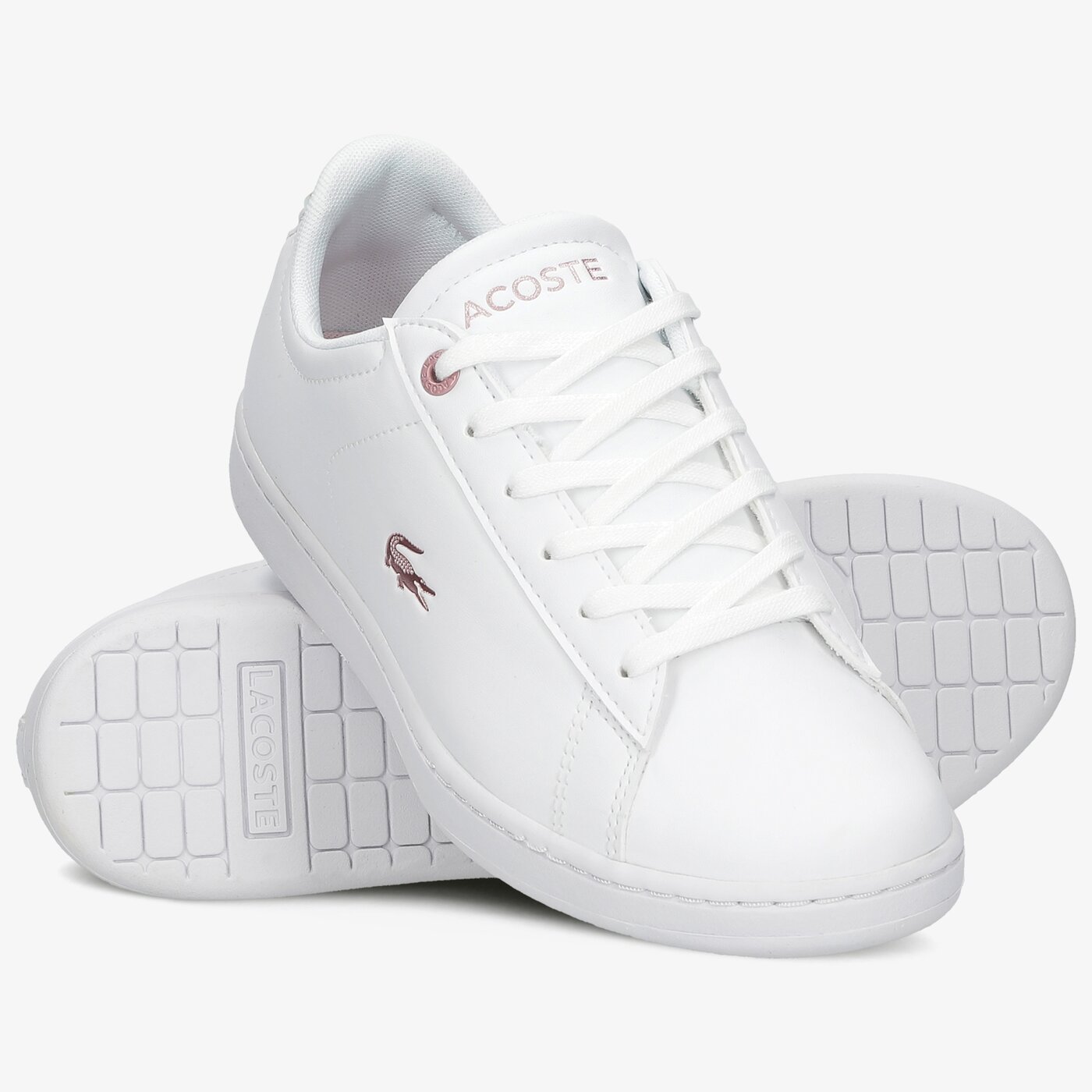 Детски маратонки LACOSTE CARNABY EVO 0921 1 SUJ 741suj00021y9 цвят бял