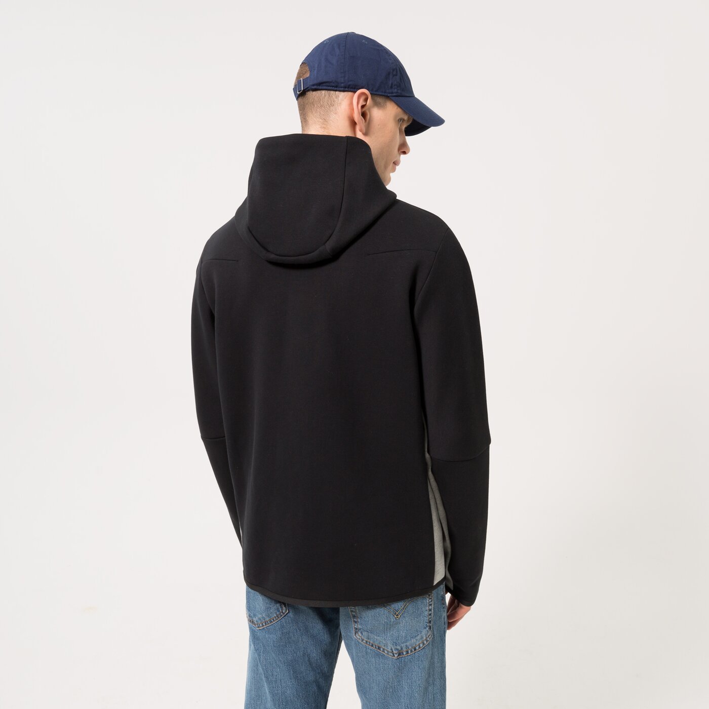 Мъжки суичър NIKE СУИТЧЪР СЪС ЗАКОПЧАВАНЕ С КАЧУЛКА TECH FLEECE cu4489-016 цвят сив