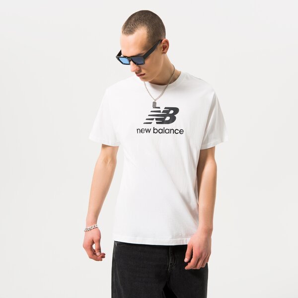 Мъжка тениска NEW BALANCE ТЕНИСКА NB ESSENTIALS LOGO TEE mt31541wt цвят бял