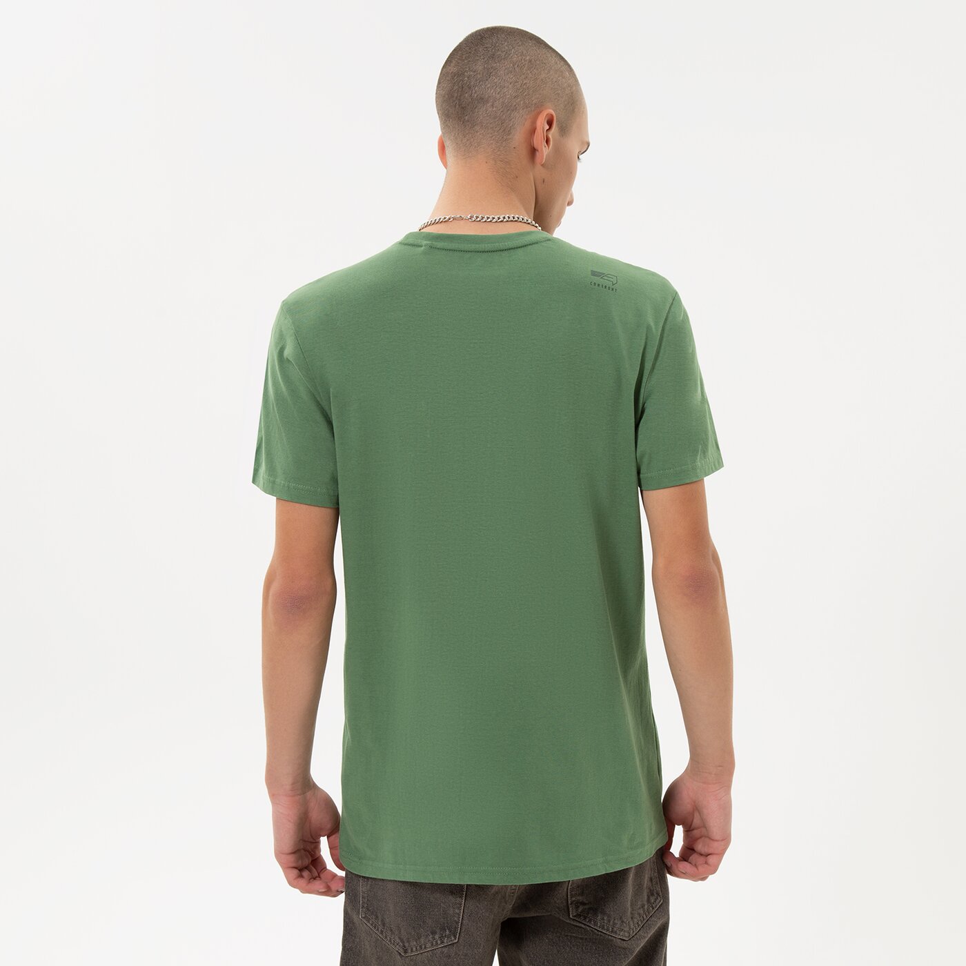 Мъжка тениска CONFRONT ТЕНИСКА CONFRONT BASIC ТЕНИСКА cf322tsm90001 цвят зелен