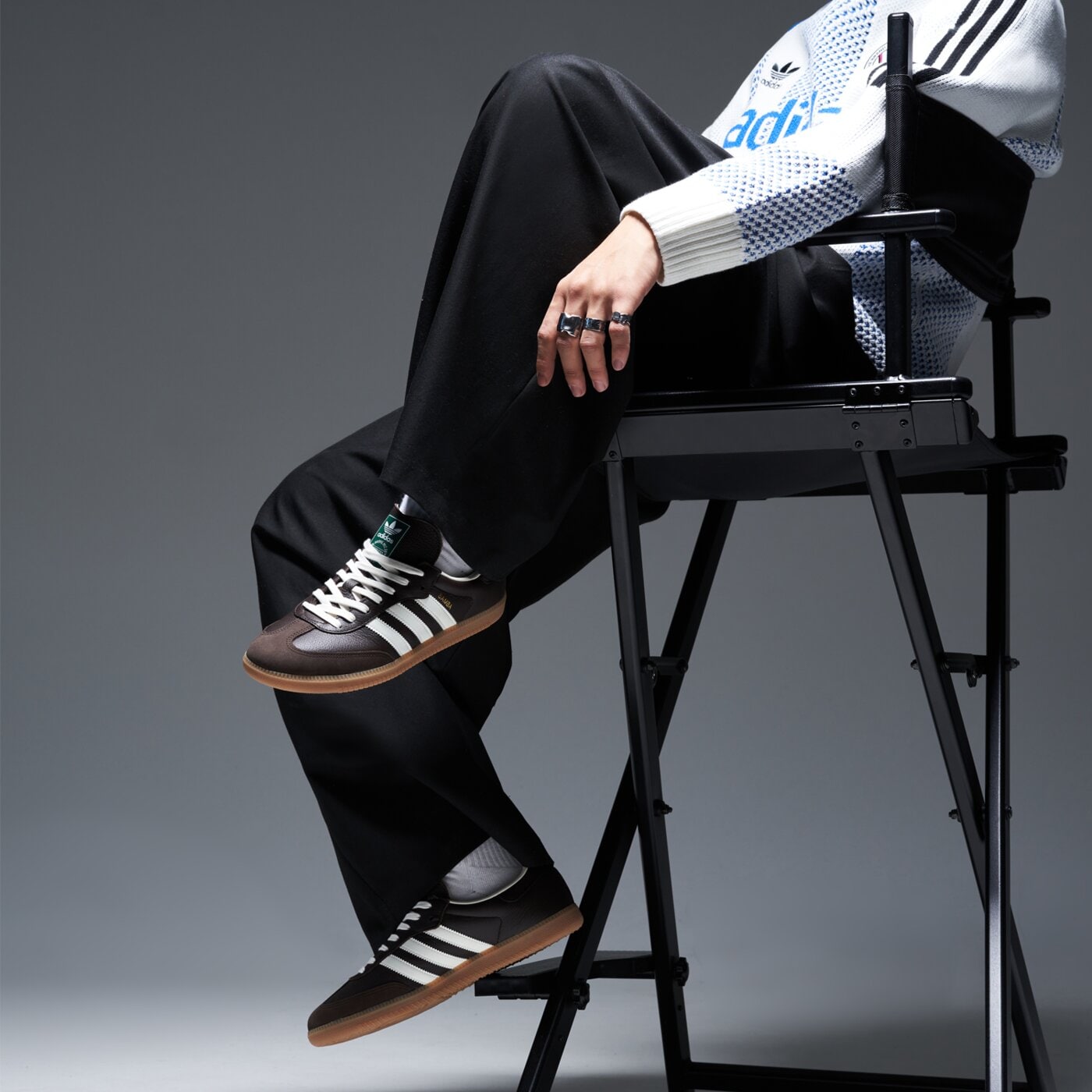 Мъжки маратонки ADIDAS SAMBA  jr0891 цвят кафяв