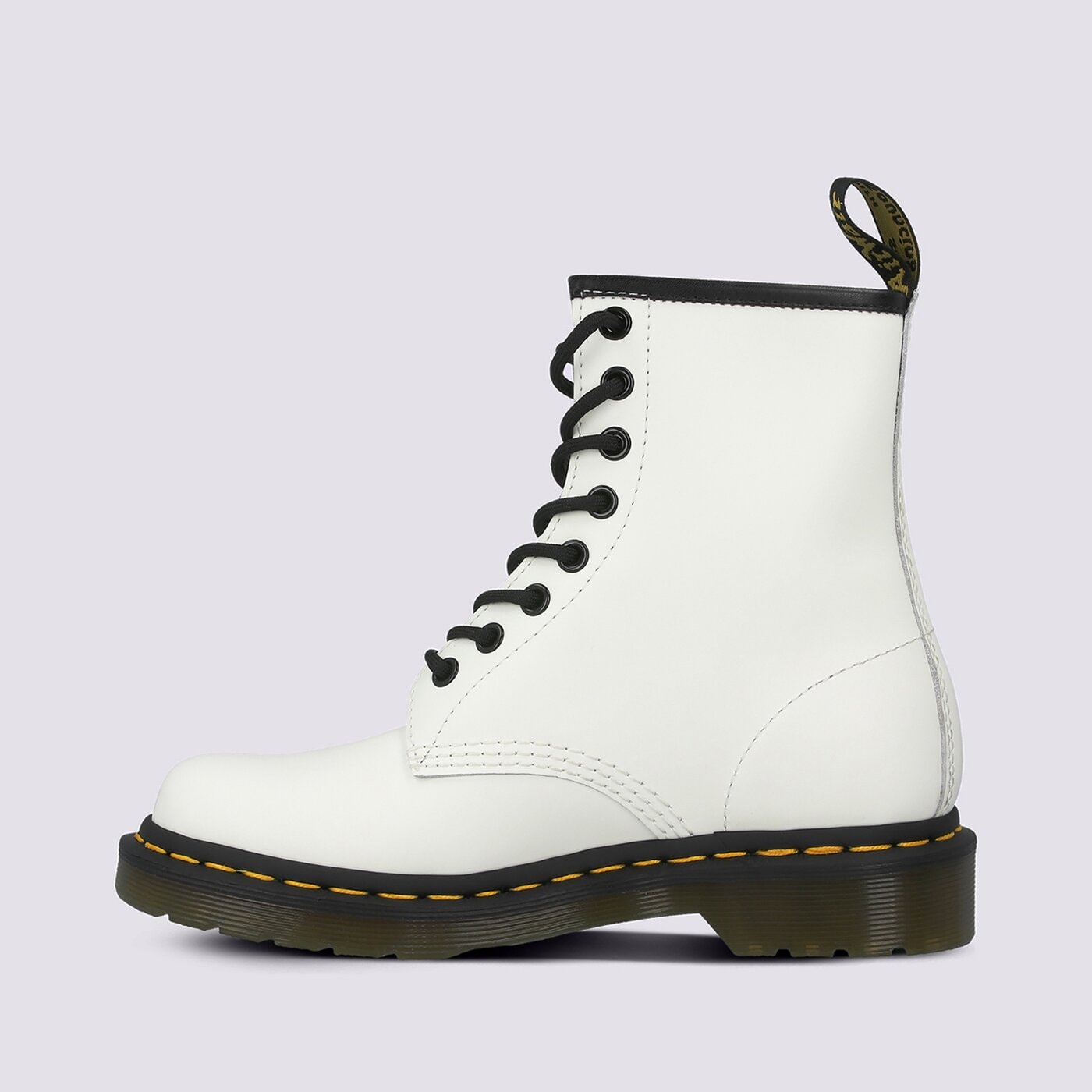 Дамски боти DR. MARTENS 1460 W 11821100 цвят бял