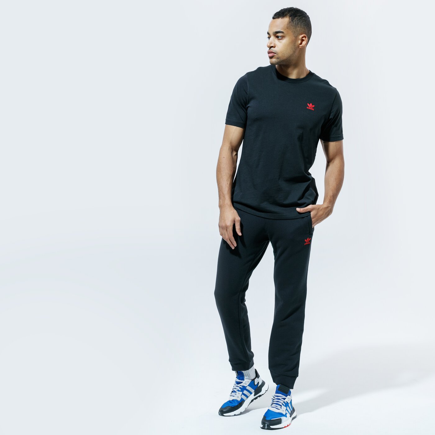 Мъжки панталони ADIDAS ПАНТАЛОНИ TREFOIL PANT gd2558 цвят черен