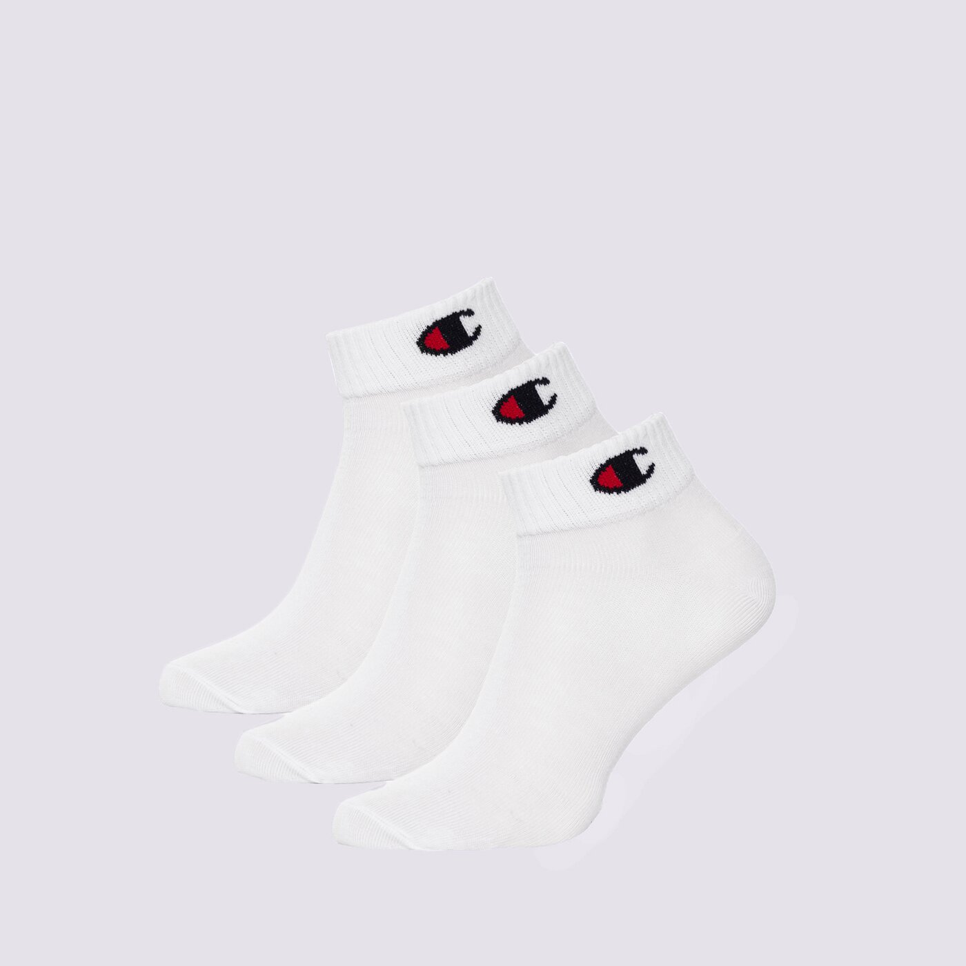 Дамски чорапи CHAMPION ЧОРАПИ 3PK QUARTER SOCKS u24559ww001 цвят бял