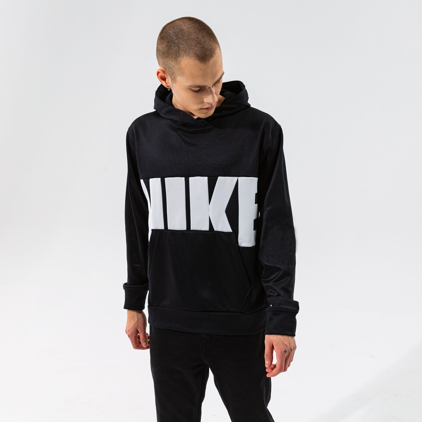 Мъжки суичър NIKE СУИТЧЪР С КАЧУЛКА M NK TF STARTING5 PO HOODIE NBA da6370-010 цвят черен