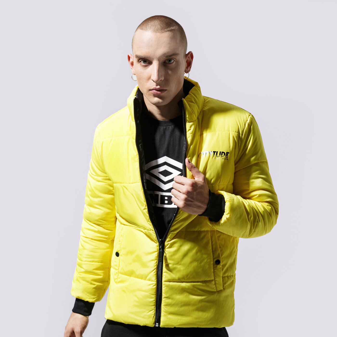 Мъжко зимно яке CONFRONT ЯКЕ ЗИМНО REVERS YLW JKT cf39kum33001 цвят черен