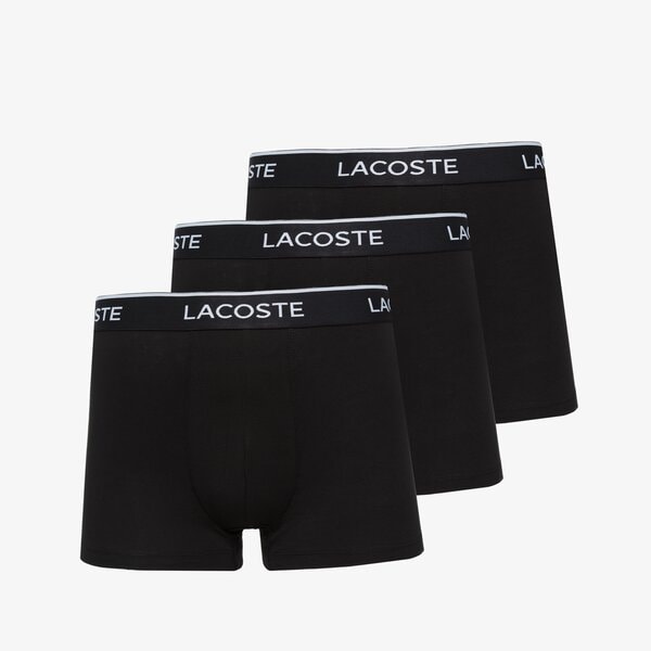 Мъжки боксерки LACOSTE 3 PACK BOXER SHORTS 5h3389031 цвят черен