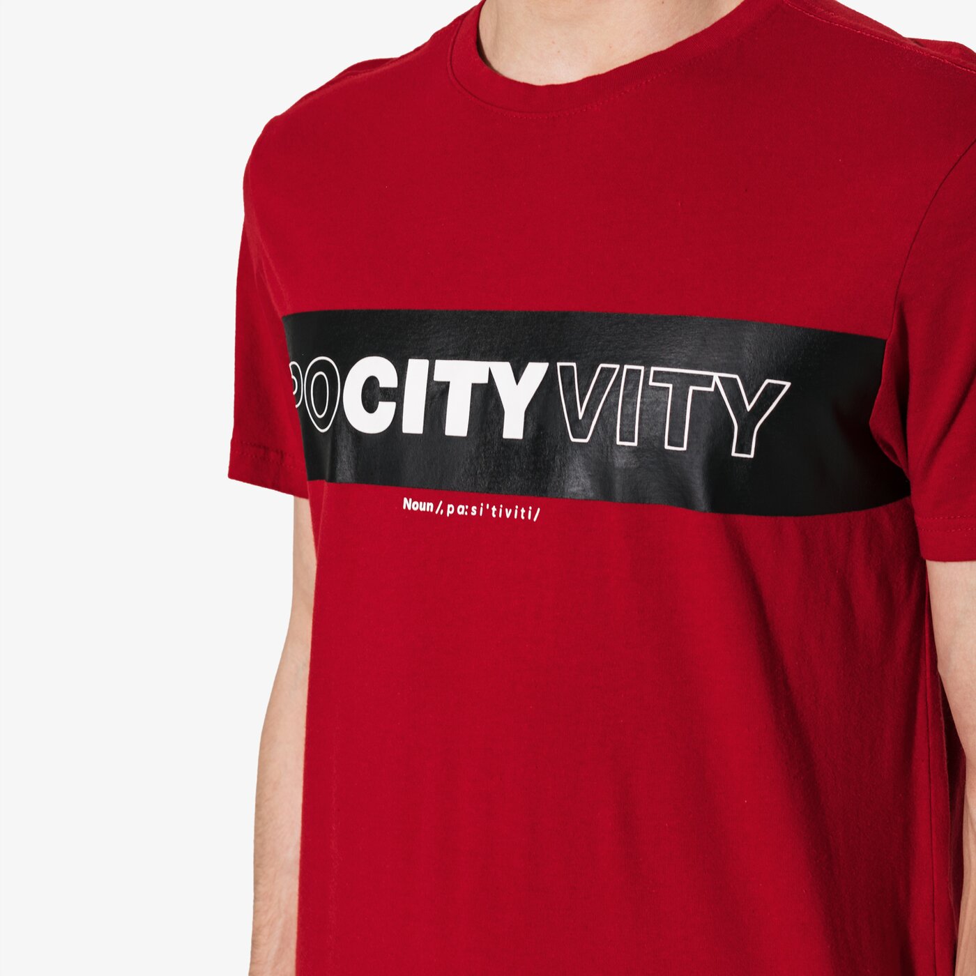 Мъжка тениска CONFRONT ТЕНИСКА SS CITY cf19tsm91001 цвят червен