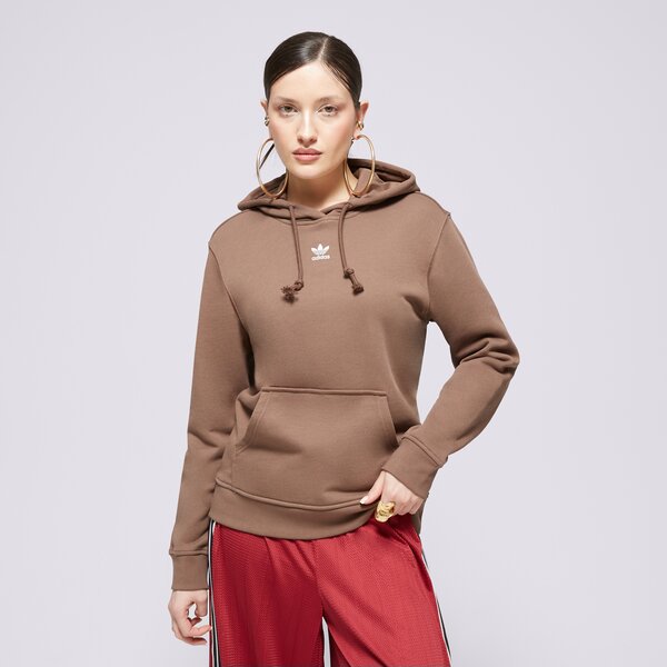 Дамски суичър ADIDAS СУИТЧЪР С КАЧУЛКА HOODIE ir5936 цвят кафяв