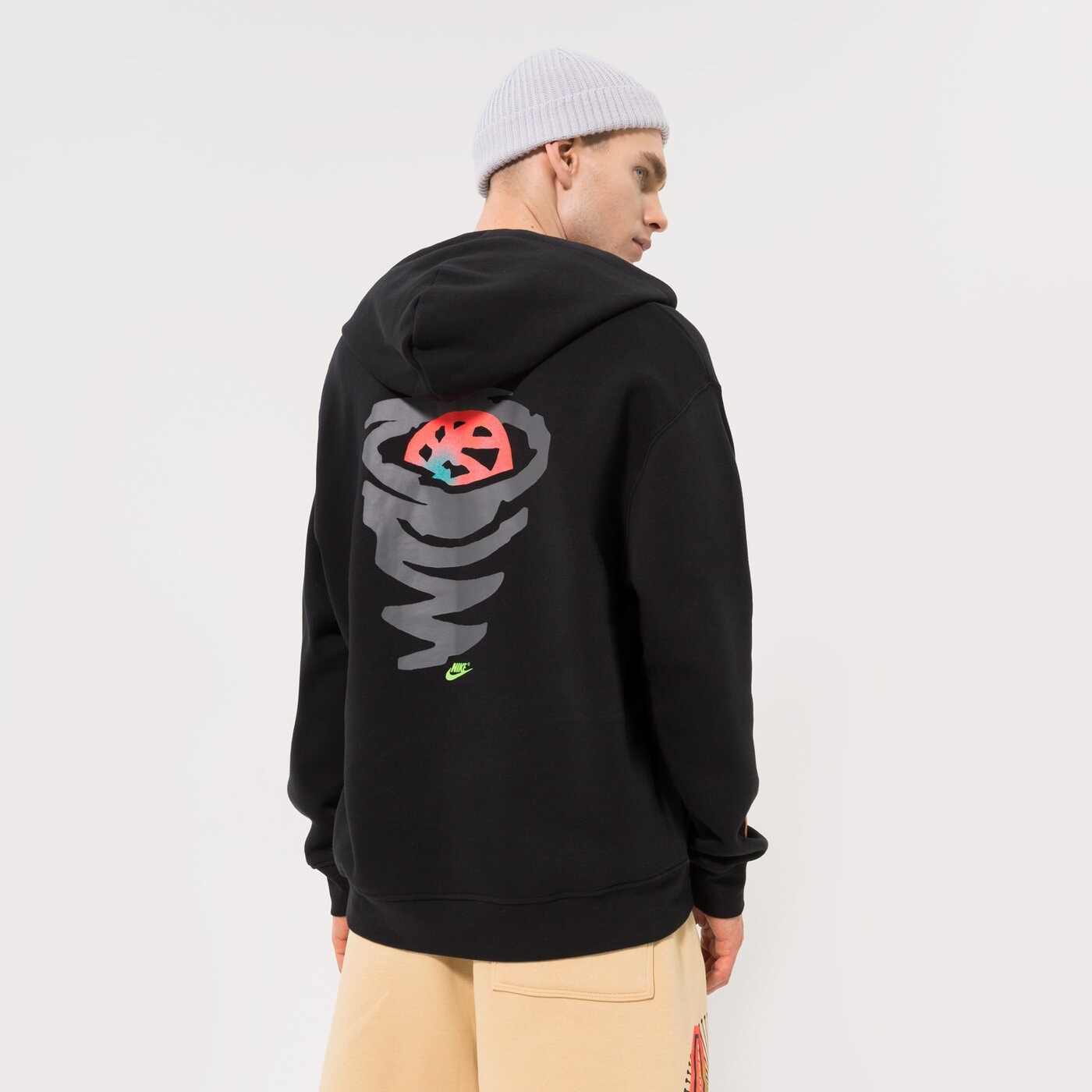 Мъжки суичър JORDAN СУИТЧЪР С КАЧУЛКА M J FLT MVP STMT FLC PO dq8019-010 цвят черен