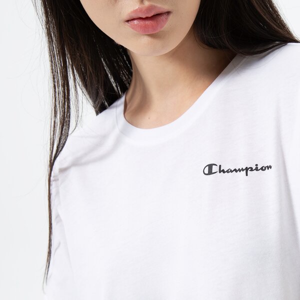 Дамска тениска CHAMPION ТЕНИСКА CREWNECK ТЕНИСКА 115939ww001 цвят бял