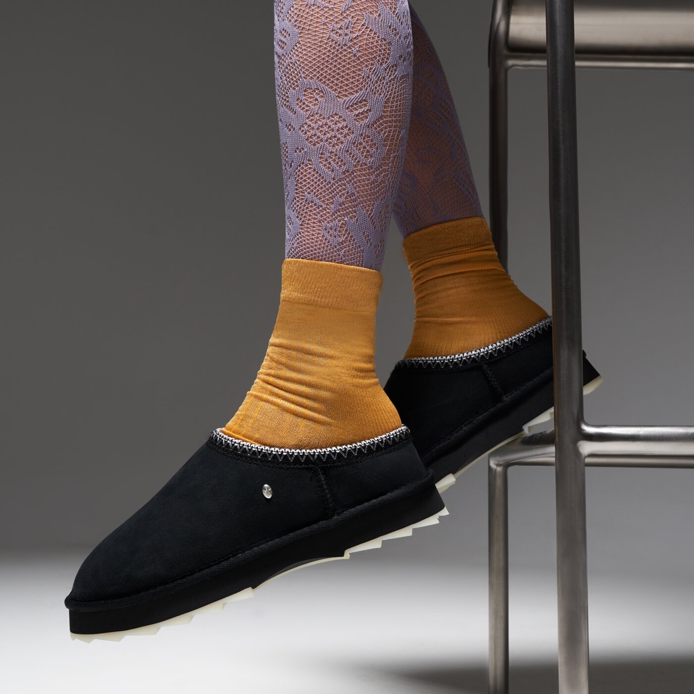 Дамски кежуал EMU AUSTRALIA SHARKY SCUFF w13179black цвят черен