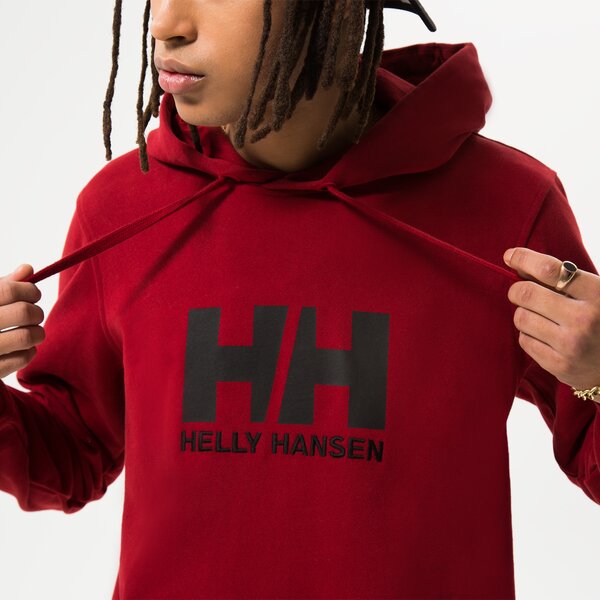 HELLY HANSEN СУИТЧЪР С КАЧУЛКА HH LOGO HOODIE 33977215 Мъжки Цвят бордо ...