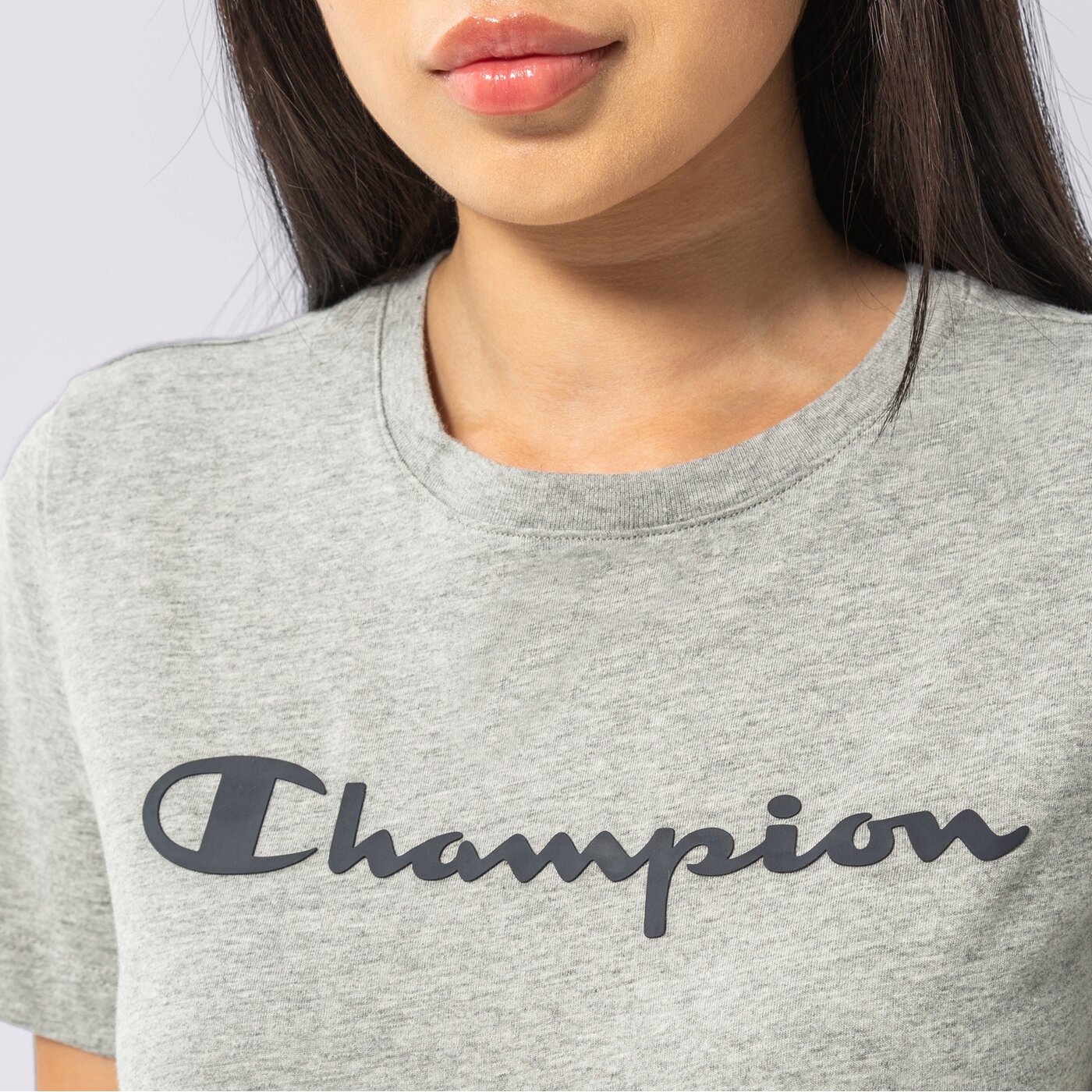 Дамска тениска CHAMPION ТЕНИСКА CREWNECK ТЕНИСКА 114911em006 цвят сив