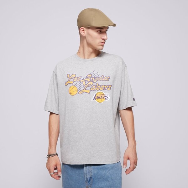 Мъжка тениска NEW ERA ТЕНИСКА NBA SCRIPT OS LAKERS LOS ANGELES LAKERS HGRC 60564788 цвят сив