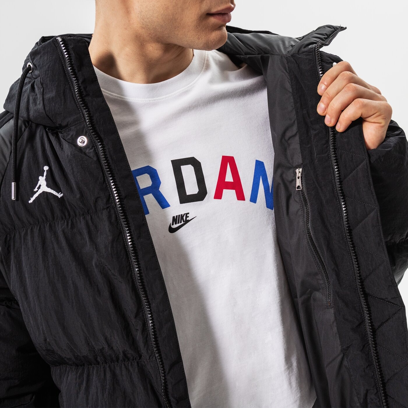 Мъжко зимно яке JORDAN ЯКЕ ЗИМНО M J PSG PUFFER JKT db6494-010 цвят черен