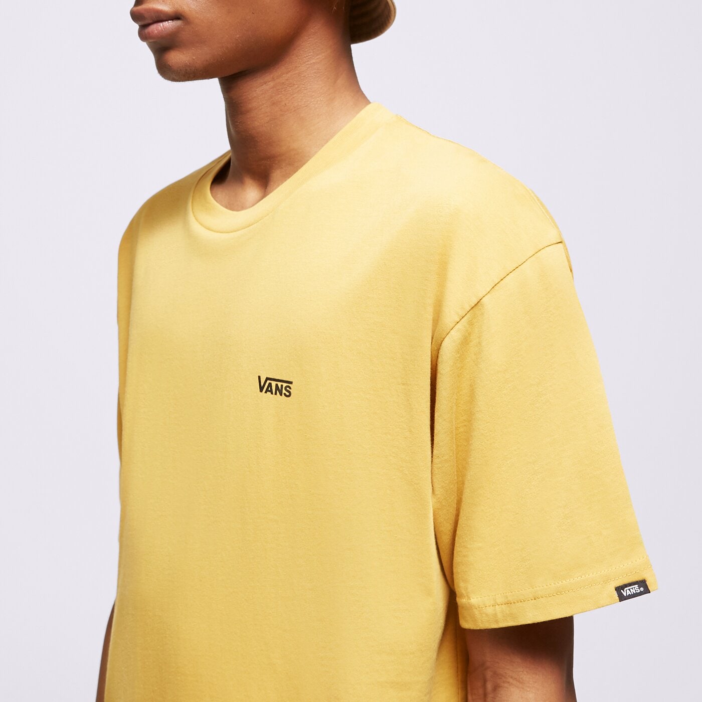 Мъжка тениска VANS ТЕНИСКА MN LEFT CHEST LOGO TEE NARCISSUS vn0a3czebwv1 цвят жълт