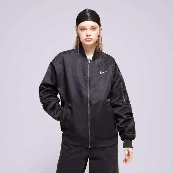 Дамско преходно яке NIKE ЯКЕ W NSW NIKE VRSTY BMBR JKT dv7876-010 цвят черен