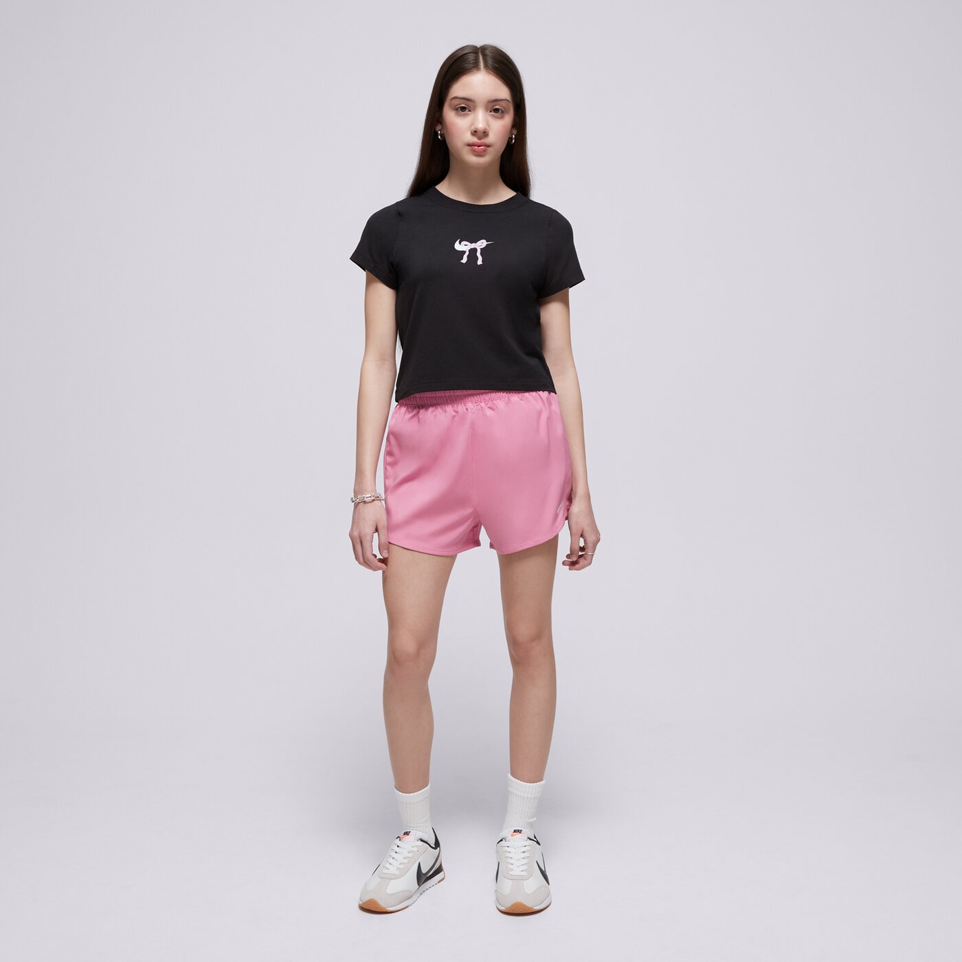  NIKE ШОРТИ G NK DF ONE WVN HR SHORT GIRL dx4967-646 цвят розов