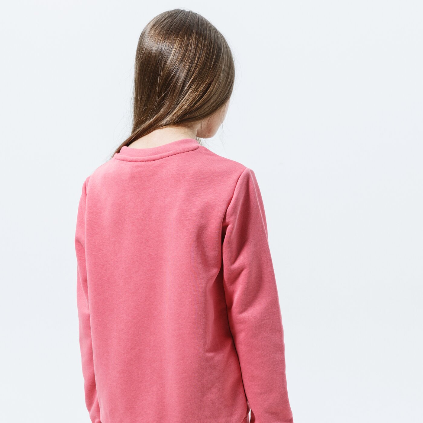 Детски суичър ADIDAS СУИТЧЪР TREFOIL CREW WW gn8253 цвят розов