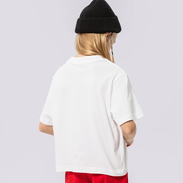 Детска тениска NIKE GIRLS' ESSENTIAL BOXY ТЕНИСКА JUNIOR GIRL dh5750-100 цвят бял