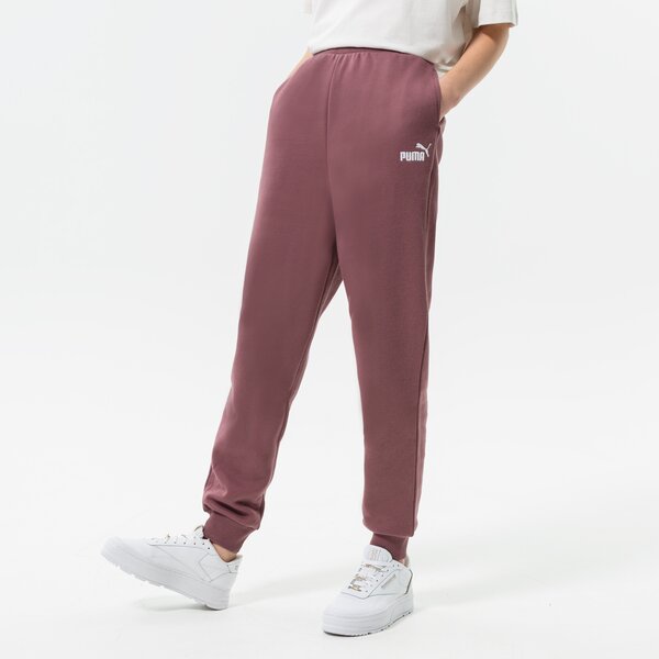 Дамски панталони PUMA ПАНТАЛОНИ ESS+ EMBROIDERY HIGH-WAIST FL 670007 75 цвят виолетов