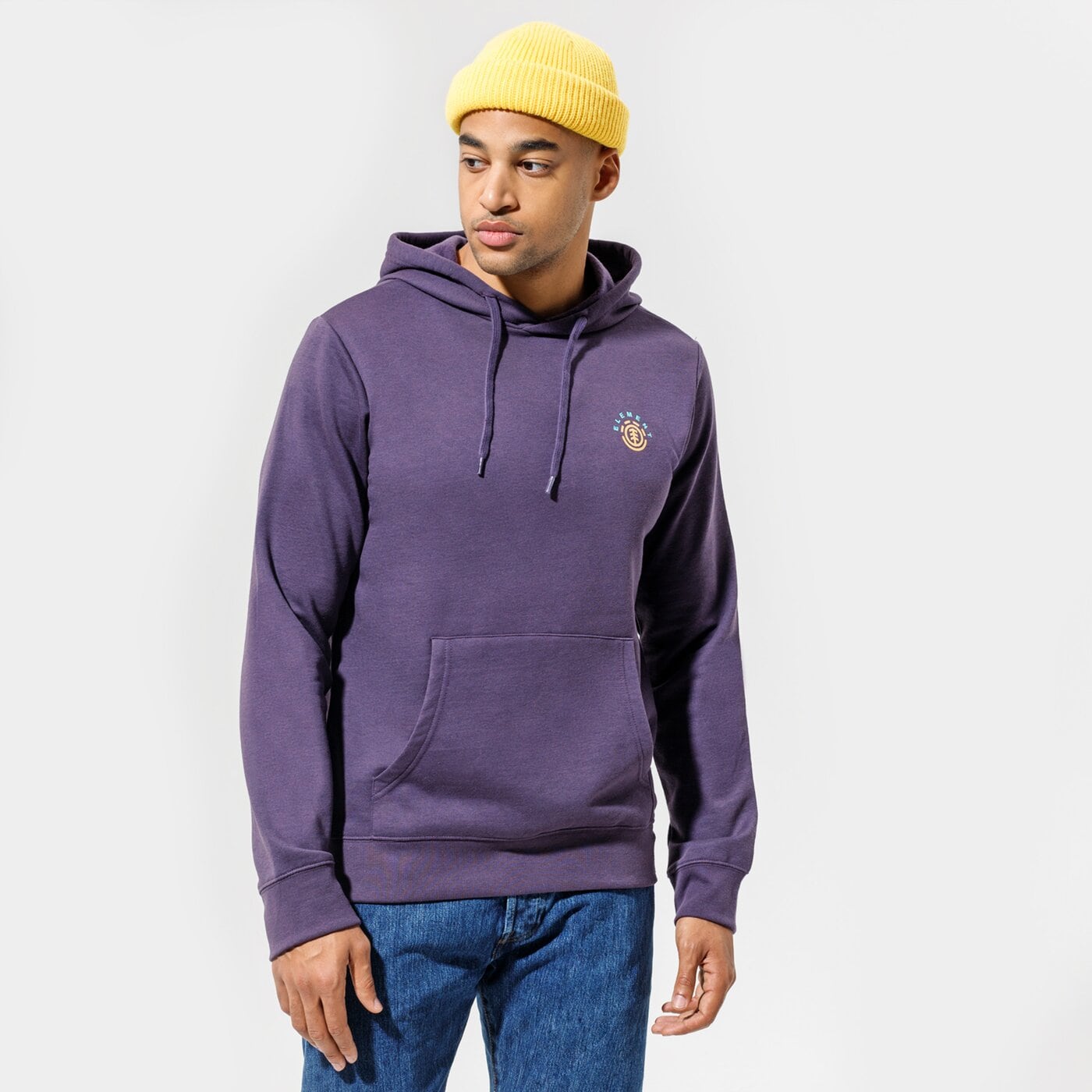 Мъжки суичър ELEMENT СУИТЧЪР С КАЧУЛКА IVYHILL HOOD z1hoe14778 цвят тъмносин