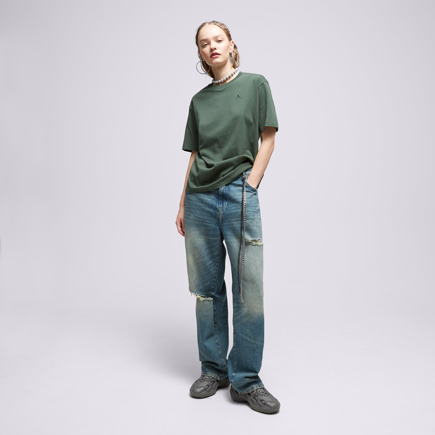 Дамска тениска JORDAN ТЕНИСКА W J ESSEN GF CORE 23  fn4500-337 цвят зелен