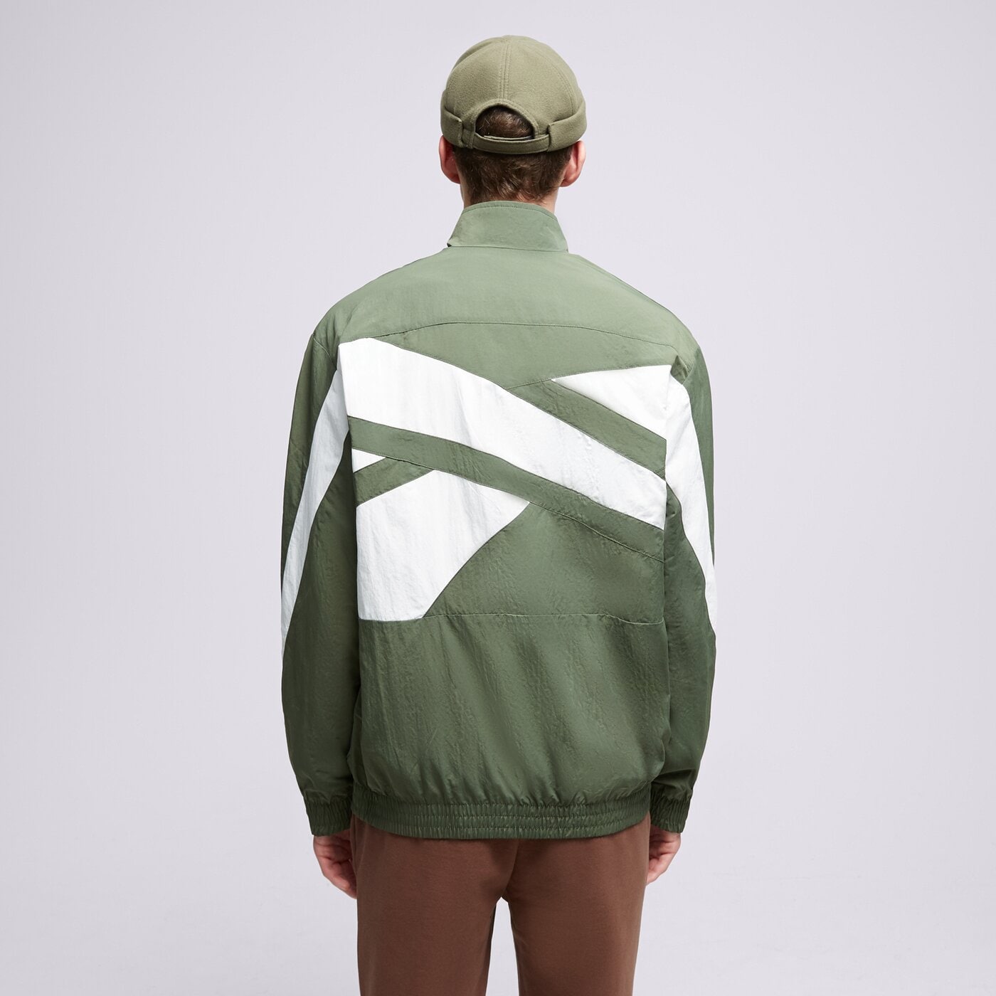 Мъжки суичър REEBOK СУИТЧЪР С ЦИП VECTOR TRACKТОП  100036154 цвят каки