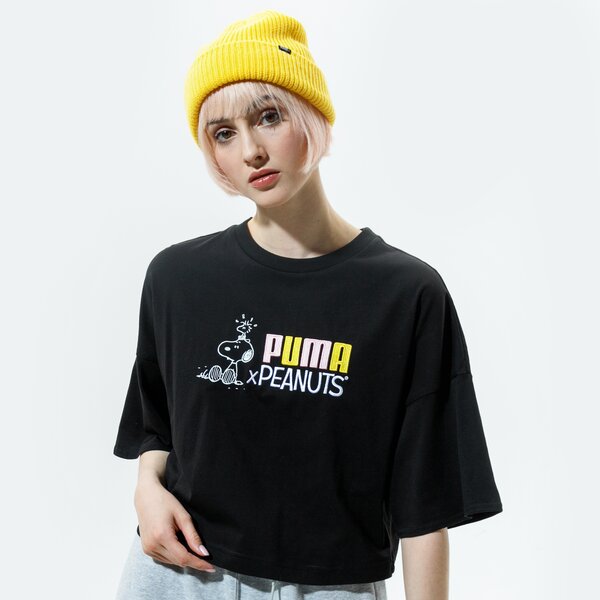 Дамска тениска PUMA ТЕНИСКА PUMA X PEANUTS W TEE 53115801 цвят черен