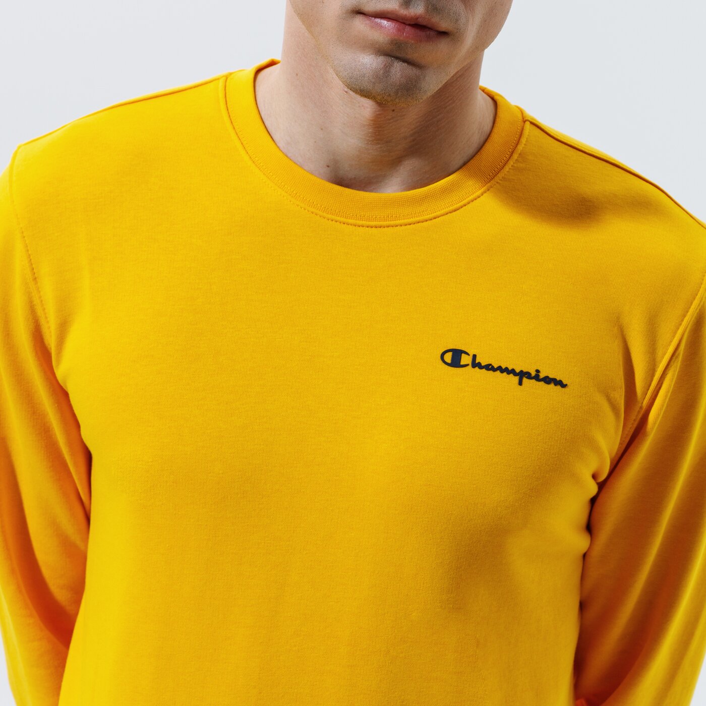 Мъжки суичър CHAMPION СУИТЧЪР CREWNECK SWEATSHIRT 214151ys058 цвят жълт
