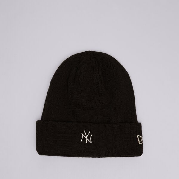 Мъжка зимна шапка NEW ERA ШАПКА METALLIC BEANIE NYY NEW YORK YANKEES BLK 60565222 цвят черен