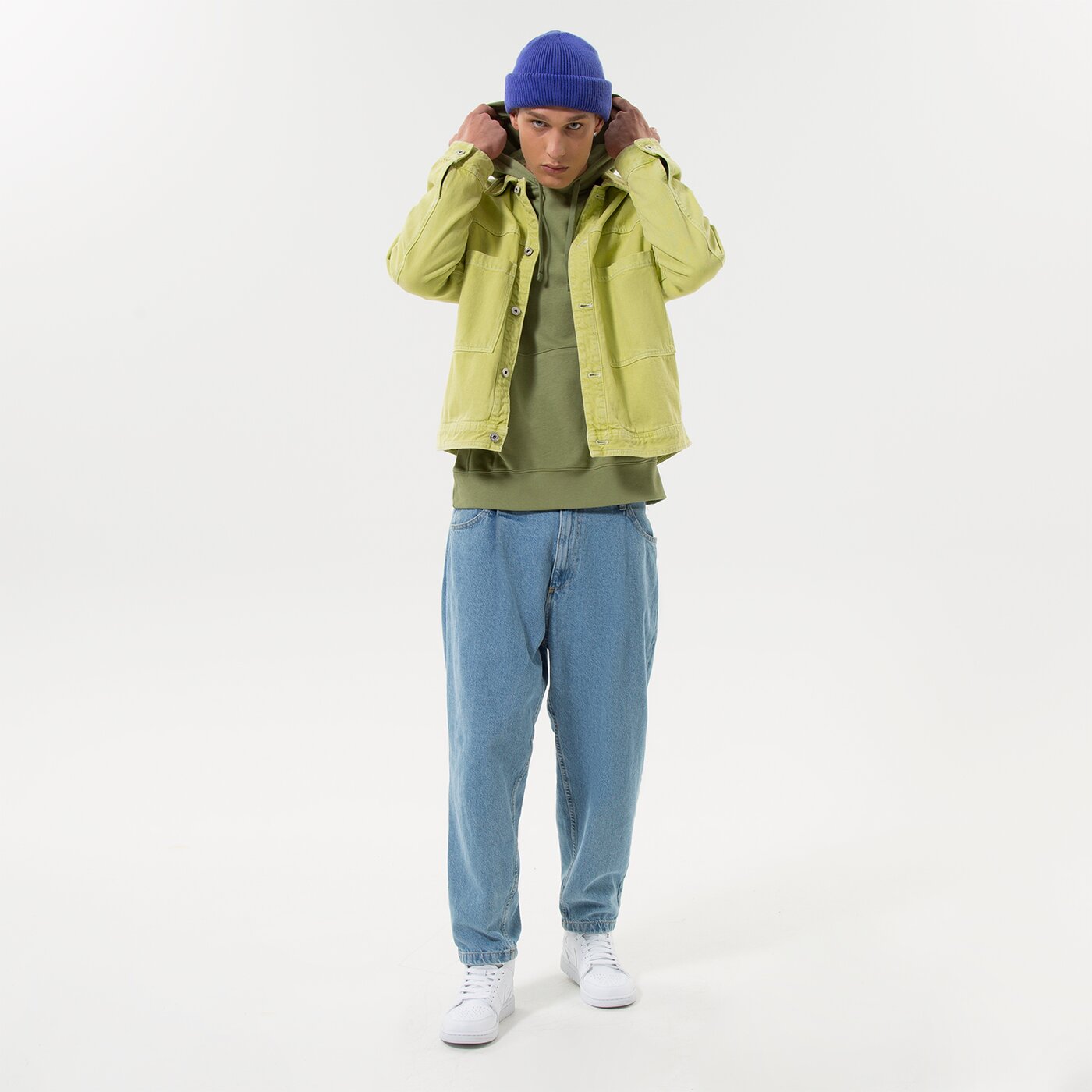 Мъжки суичър NIKE СУИТЧЪР С КАЧУЛКА NIKE SPORTSWEAR CLUB cz7857334 цвят каки