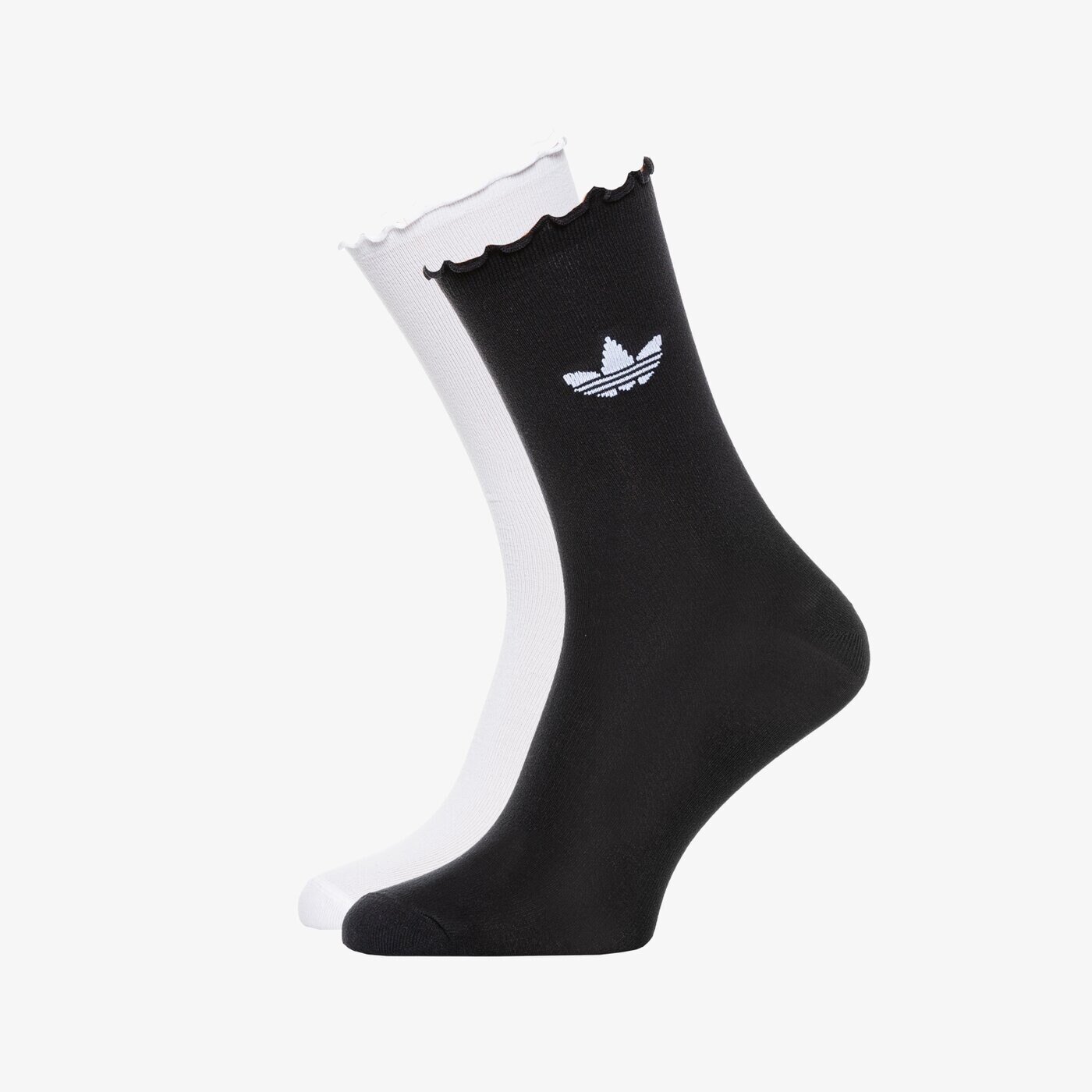 Дамски чорапи ADIDAS ЧОРАПИ RUFFLE CRW 2PP hc9532 цвят черен