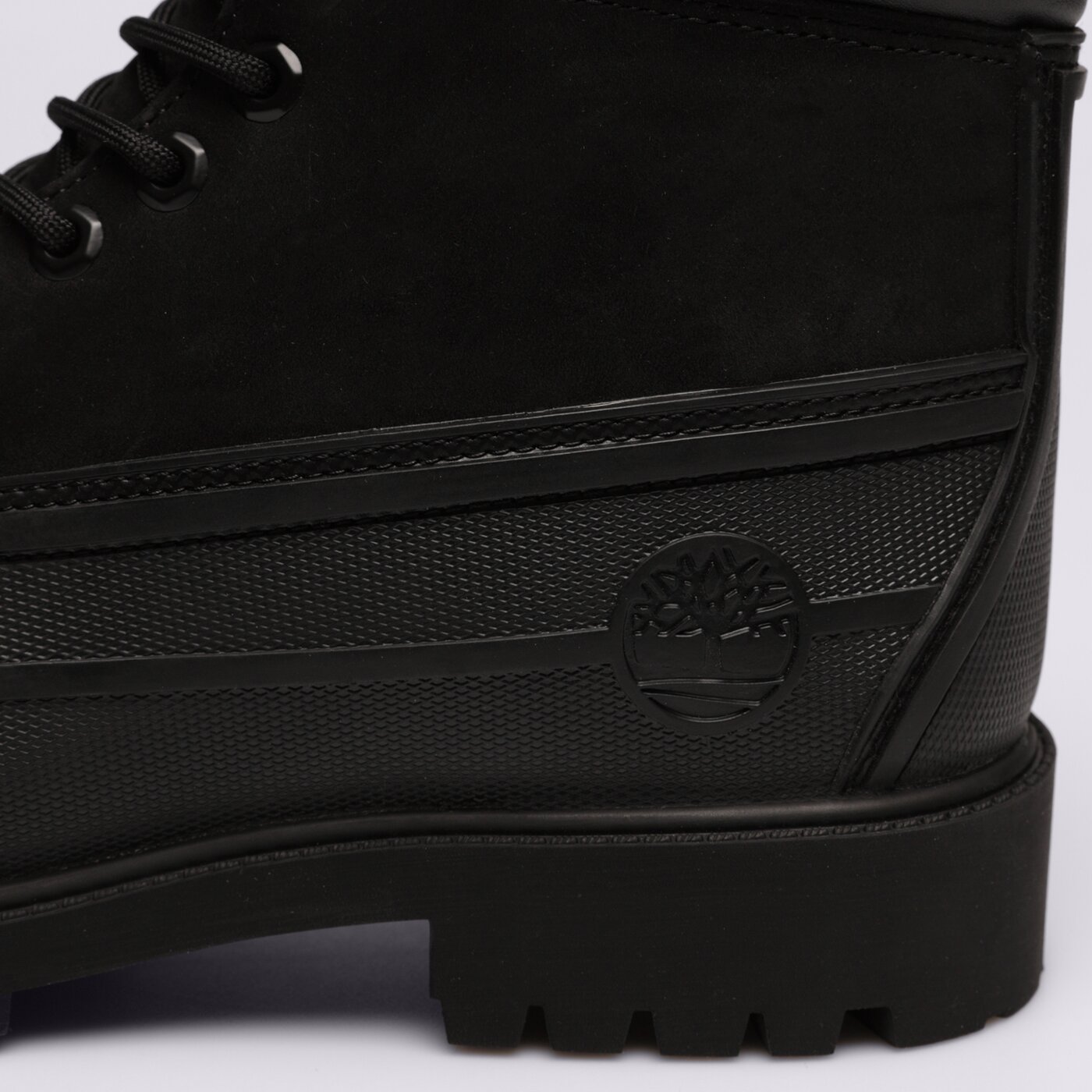 Мъжки боти TIMBERLAND 6 INCH RUBBER TOE tb0a5quc0011 цвят черен