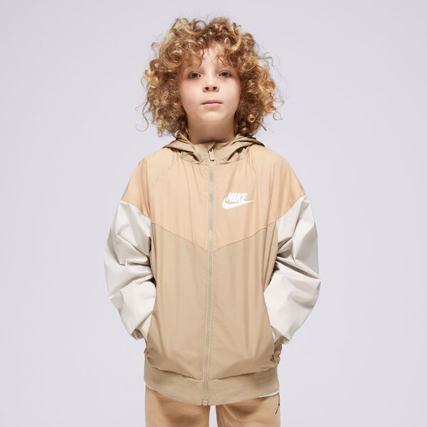 Детска преходно яке NIKE ЯКЕ SPORTSWEAR WINDRUNNER BOY 850443-248 цвят бежов