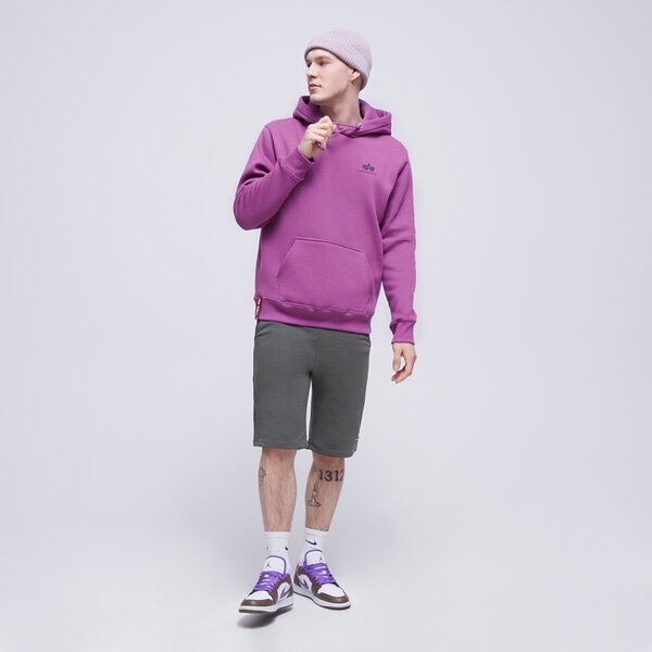 Мъжки суичър ALPHA INDUSTRIES СУИТЧЪР С КАЧУЛКА BASIC 196318677 цвят виолетов