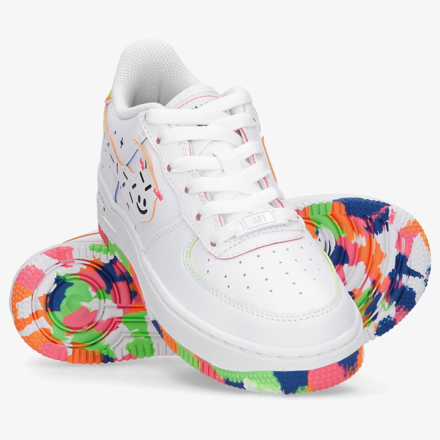 Детски маратонки NIKE AIR FORCE 1 LV8 (GS) dv1366-111 цвят бял