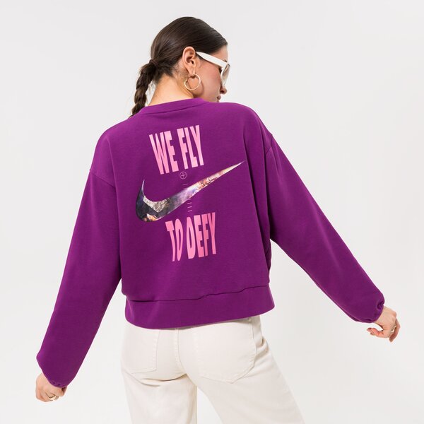 Дамски суичър NIKE СУИТЧЪР W NK DF SI CREWNECK NBA dq6817-503 цвят виолетов