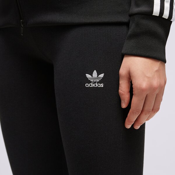 Дамски панталони ADIDAS ПАНТАЛОНИ RIB FLARED PANT ii8056 цвят черен