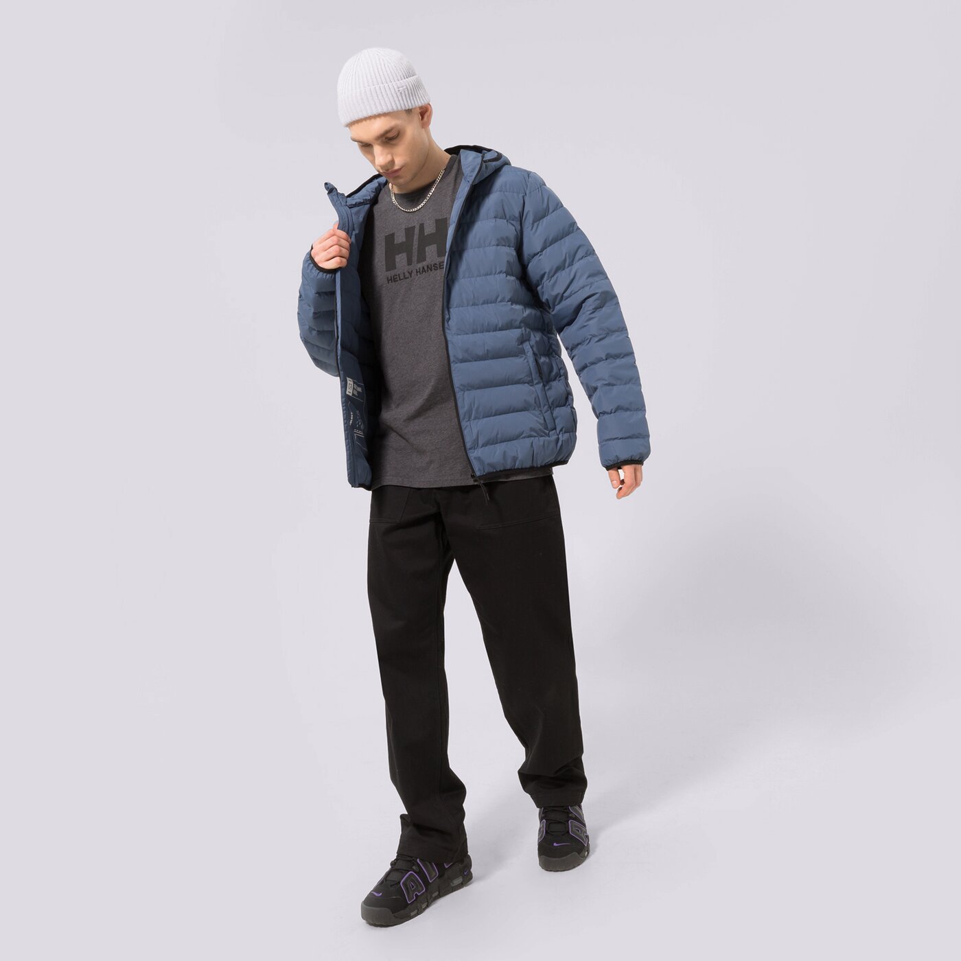 Мъжко зимно яке CONFRONT ЯКЕ ПУХЕН CONFRONT ESSENTIAL cf322kum11003 цвят син