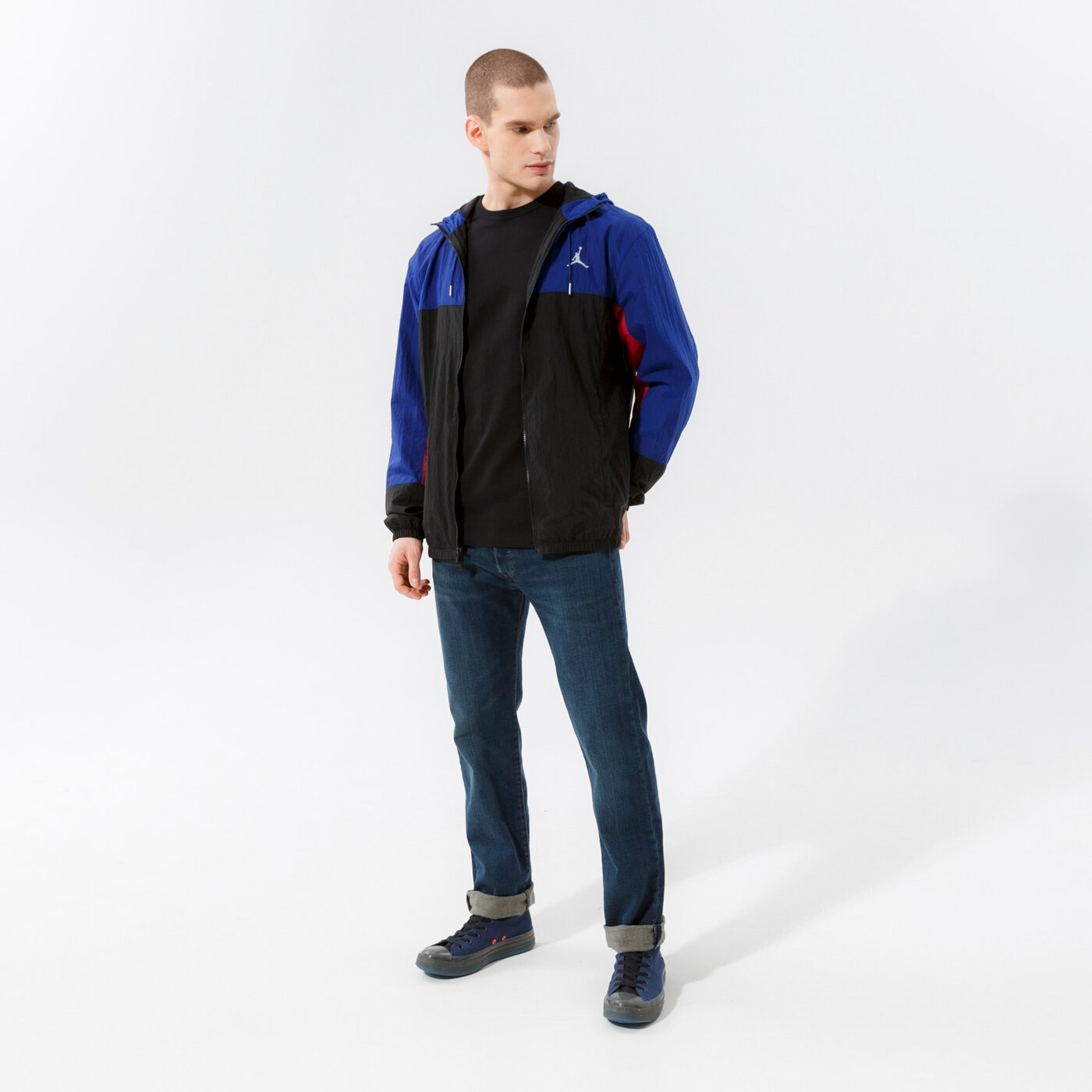 Мъжка тениска VANS ТЕНИСКА MN OFF THE WALL CLASSIC LS vn0a4turblk1 цвят черен