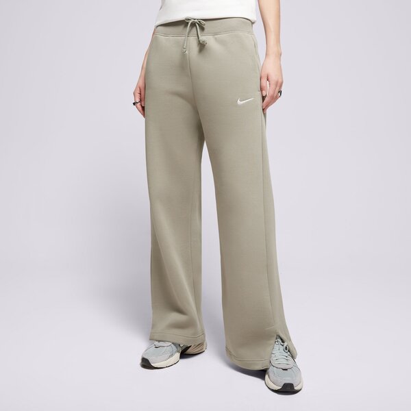 Дамски панталони NIKE ПАНТАЛОНИ W NSW PHNX FLC HR PANT WIDE dq5615-320 цвят каки