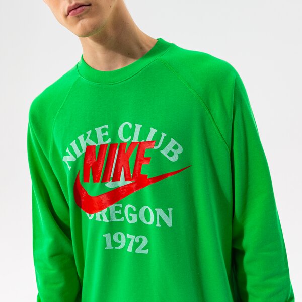 Мъжки суичър NIKE СУИТЧЪР M NSW TREND FT CREW dd6165-362 цвят зелен