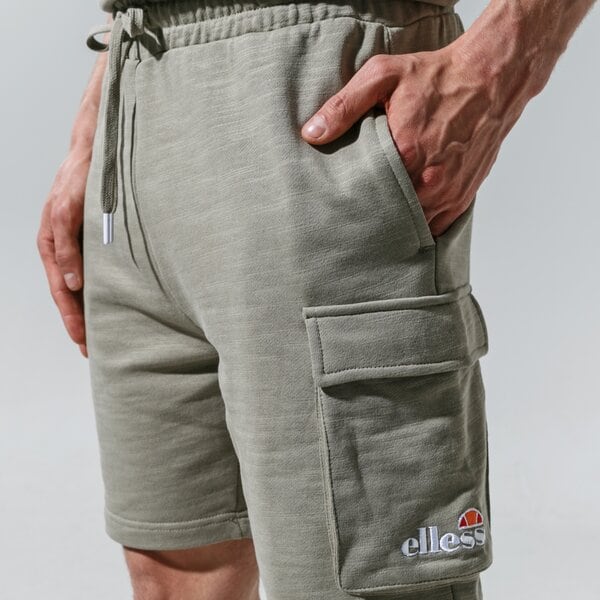 Мъжки къси панталони ELLESSE ШОРТИ BASTA SHORT KHA shj11947506 цвят каки